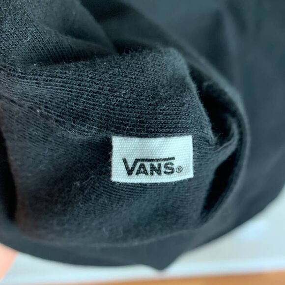 VANS Off the Wall Embroidered Cropped Tee Shirt Womens Sz XS - Picture 5 of 5